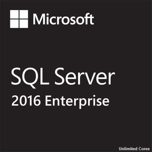 Microsoft SQL Server 2016 Enterprise + Unlimited CAL