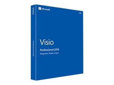 Microsoft Visio 2016 Pro 3 pc's - Download -