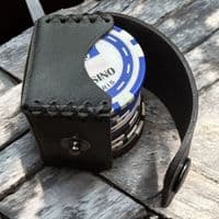 Leather Case for 10 Poker Chips