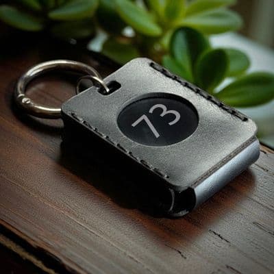 Pitata Prediction Keychain Leather Holder