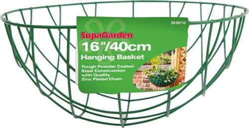 Ambassador Hanging Basket - 40cm/16" Green