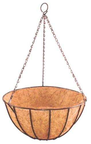 Ambassador Hanging Basket With Coco Liner 16"