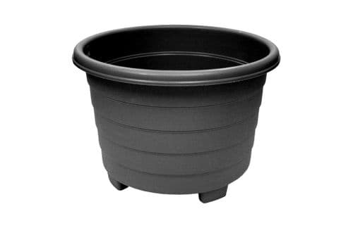 Grosvenor Round Planter - 39cm Ebony