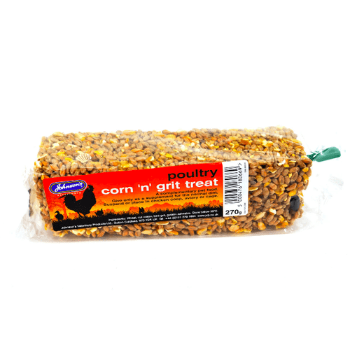 Johnsons Vet Poultry Corn 'n' Grit Treat 270g