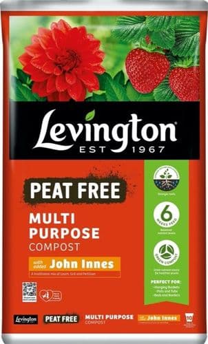 Levington Peat Free Multi with added John Innes 50ltr
