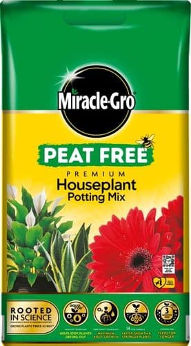 Miracle-Gro® Houseplant Potting Mix Peat Free Compost 10L