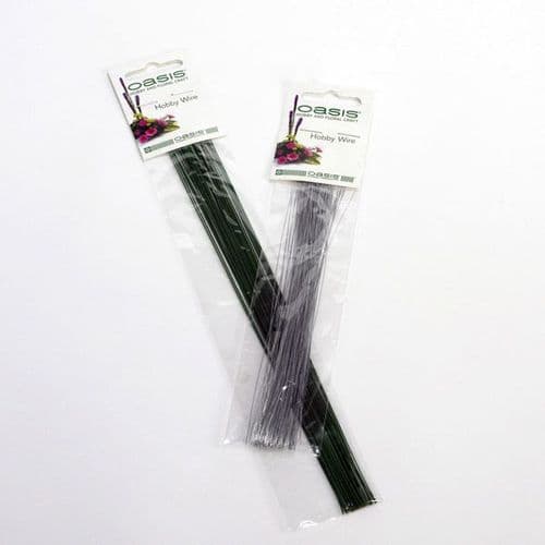 Oasis Hobby Wire - Green Lacquered Wire 10" x 22 Gauge x 25g