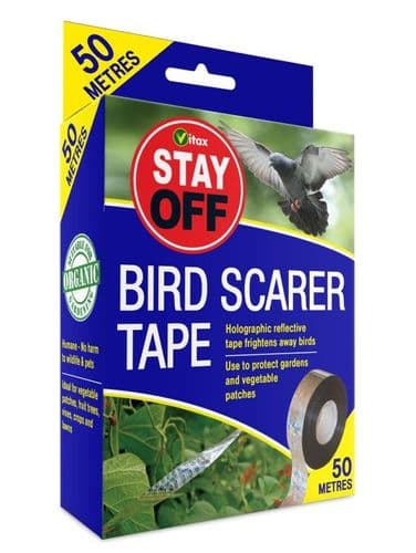 Stay Off Bird Scarer Tape 50m