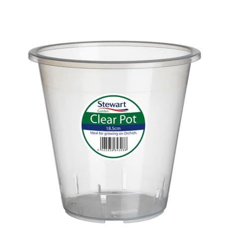 Stewart Clear Pot - 18.5cm