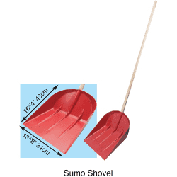 Sumo Snow Shovel /Scoop with wooden handle