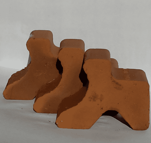 Terracotta Antique Pot Feet Set (3)