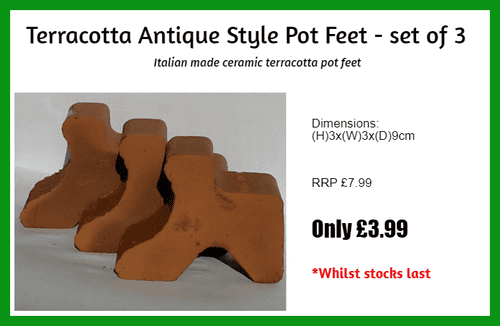 Terracotta Pot Feet -Pack 3