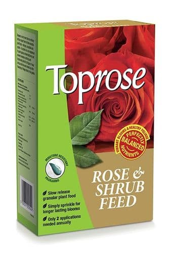 Toprose Rose & Shrub Feed 1kg Carton