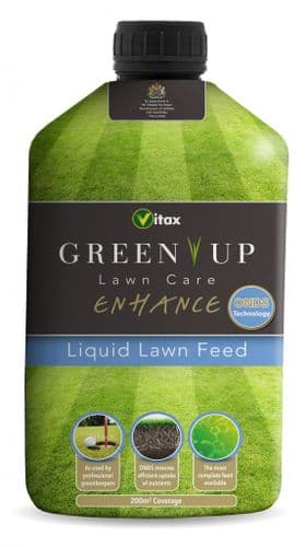 Vitax Green Up Lawn Care Enhance Liquid Lawn Feed - 200sqm