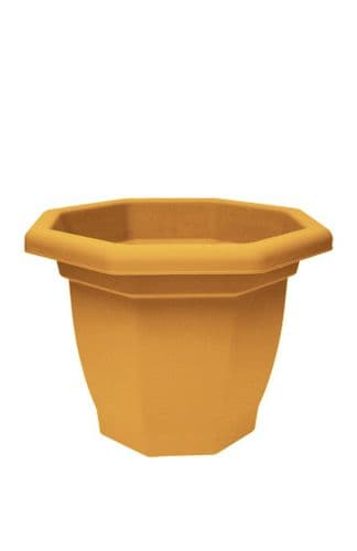 Winchester Octagonal Planter - 50cm Terracotta