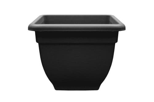 Winchester Square Bell Pot Ebony - 45cm