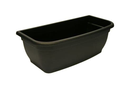 Winchester Wall Planter - Ebony 45cm