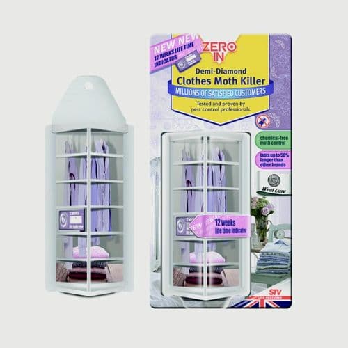 Zero In Demi-Diamond Clothes Moth Killer Kit