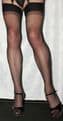 12Pairs Black Sheer 15 Denier Stockings One Size Hi Quality Vintage Two Tone Top