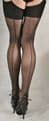 5 Pairs Large French/Point heel Seamed Stocking Selection Pack High Quality