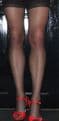 5 Pairs Large French/Point heel Seamed Stocking Selection Pack High Quality