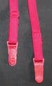 Beautiful Red Satin/Lace 4 strap Suspender/Garter belt Waist Sizes 24