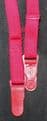 Beautiful Red Satin/Lace 4 strap Suspender/Garter belt Waist Sizes 24