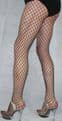 Extra Large Black Jumbo Net  Fishnet To The Waist Tights High Quality