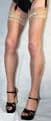 Stunning Large Size Natural 10Denier Luxury Lace Top Glossy Effect Stockings