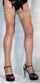 Stunning Medium Size Natural 10Denier Luxury Lace Top Glossy Effect Stockings