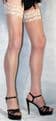 Stunning Medium Size Nude 10 Denier Luxury Lace Top Glossy Effect Stockings