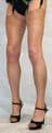 Stunning Small Natural 10 Denier 2 tone Plain Top Shaped Foot Nylons/Stockings