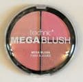 Technic MEGA BLUSH Compact Quad Blusher Palette Natural Pink Shimmer Colours