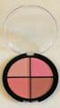 Technic MEGA BLUSH Compact Quad Blusher Palette Natural Pink Shimmer Colours