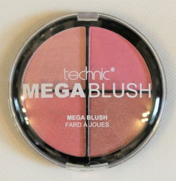 Technic MEGA BLUSH Compact Quad Blusher Palette Natural Pink Shimmer Colours