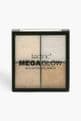 Technic Mega Glow Compact Quad Highlighter Palette 4 Beautiful Shades