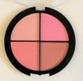 Technic MEGA Set of Natural Highlighting Quad Palette Compacts + Lilyz Pro Brush