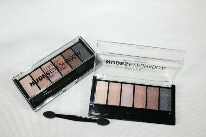 TECHNIC - Nudes - 6 Shade Eyeshadow Palette - BROWN - BEIGE - BRONZE-SILVER GREY