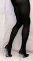 XL Black 80 Denier Smooth Opaque Durable High Quality Extra Large Size Tights