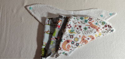 Bib Triple Pack Woodland - bamboo bandana dribble bib