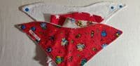 BOGOF!!! Bib Triple Pack Reds - bamboo bandana dribble bib