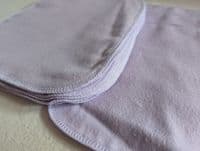 Brushed Cotton Wipes Lilac Pack 19