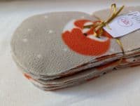 CLR Fox Print Polar Fleece Liners pk16 Hourglass or rectangle