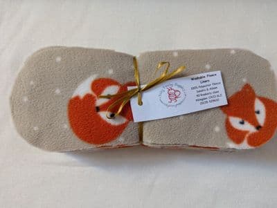 CLR Fox Print Polar Fleece Liners pk16 Hourglass or rectangle