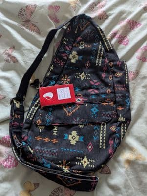 CLR HBB1 Healthy Back Bag Black Aztec New