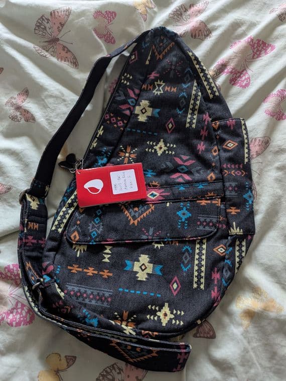 CLR HBB1 Healthy Back Bag Black Aztec New