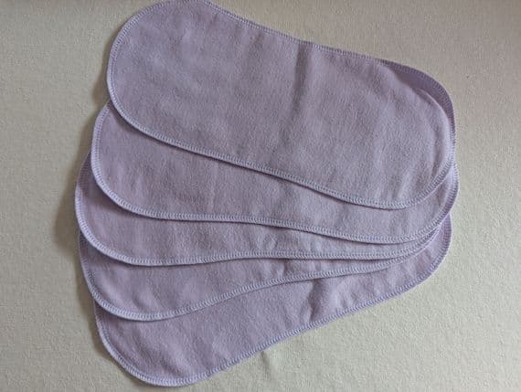 CLR Lilac Soft Brushed Cotton Liners Pk18 - 100% Cotton Bargain