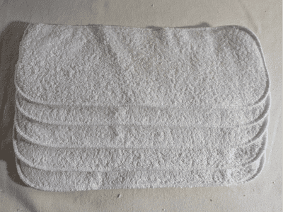CLR Pack 5 toweling boosters 3 layer