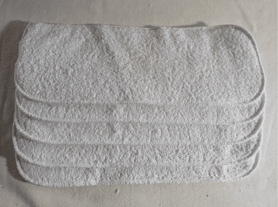 CLR Pack 5 toweling boosters 3 layer
