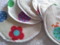 CLR PK30 Bamboo & Ladybird Fleece Washable Cleansing Pads Last Pack